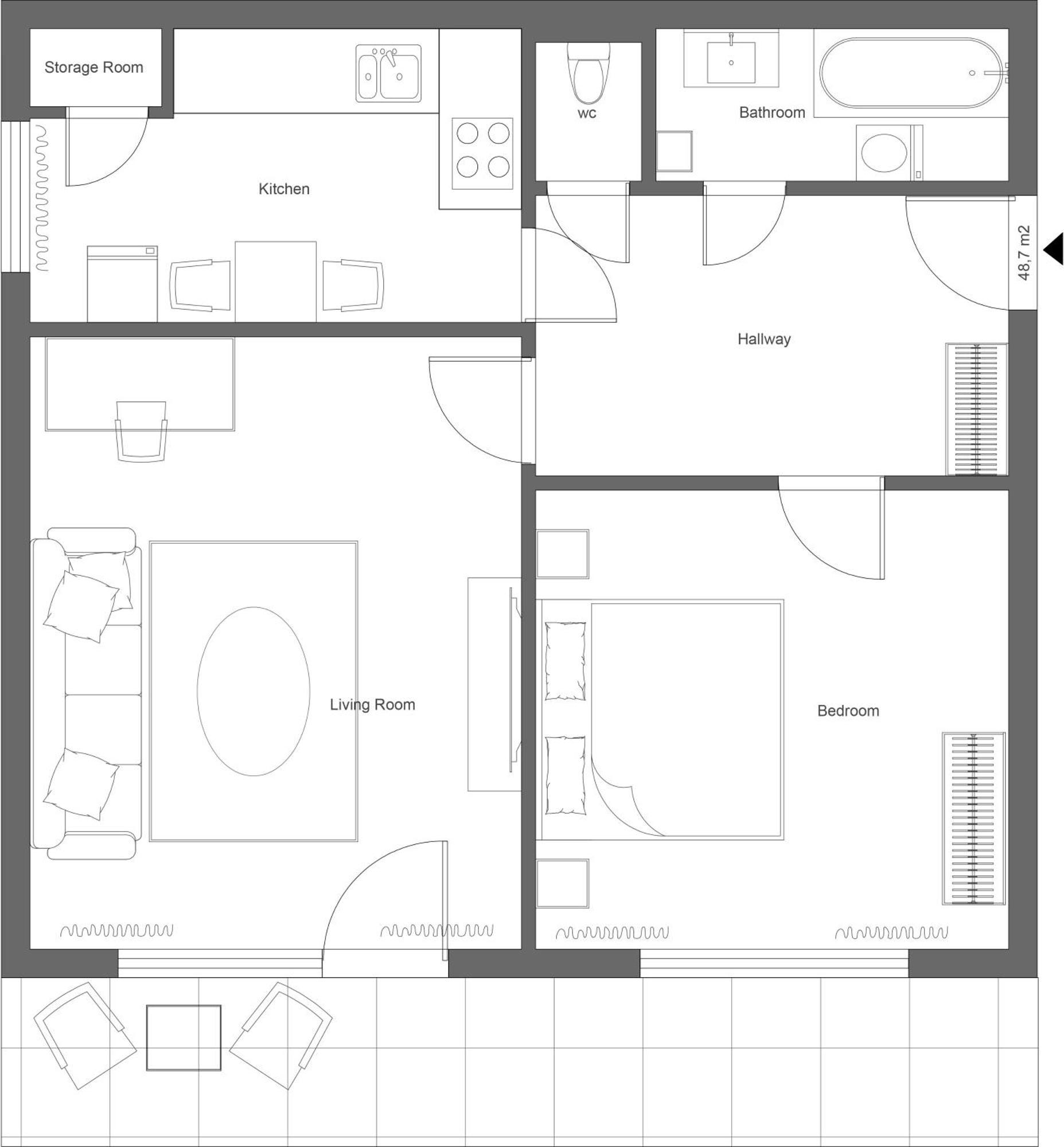 New Colorful Apartment With Big Balcony 브라티슬라바 외부 사진